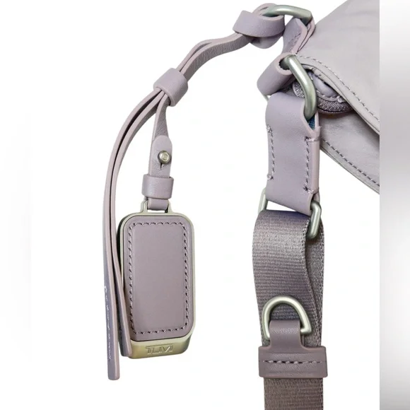 TUMI Voyageur Tyler Crossbody Organizer Pockets Bag in Lilac - Picture 11 of 16